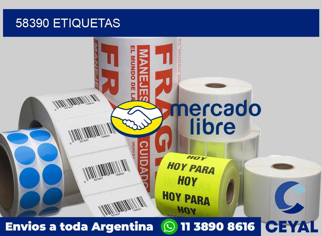 58390 etiquetas