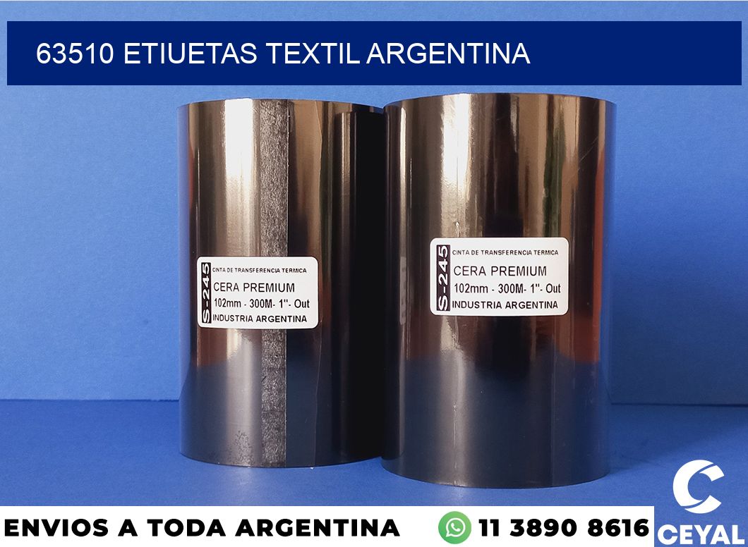 63510 etiuetas textil argentina