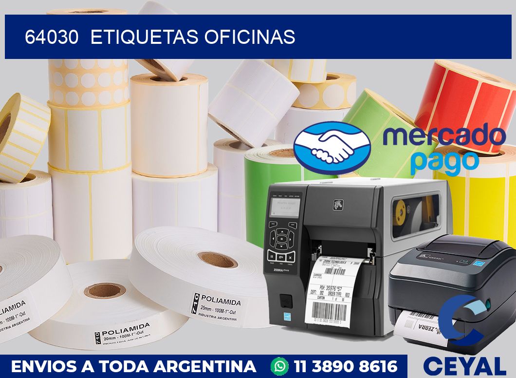 64030 Etiquetas oficinas