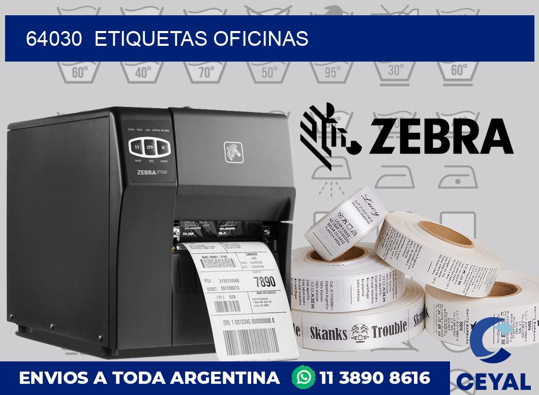 64030 Etiquetas oficinas