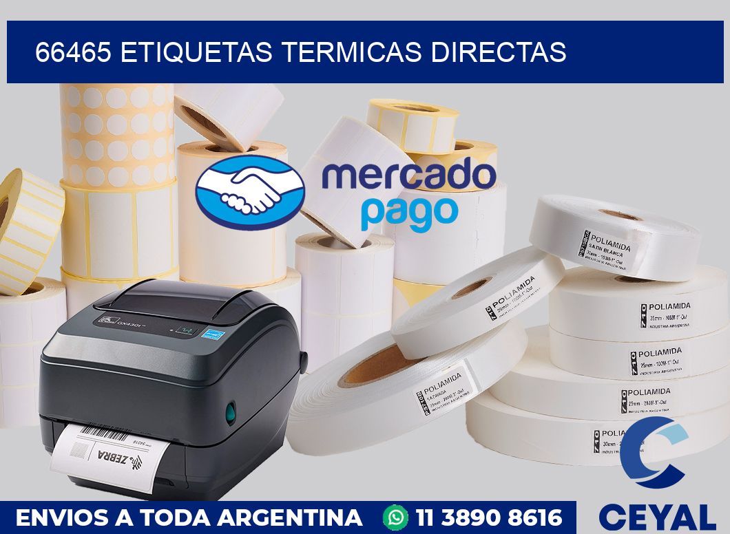 66465 Etiquetas termicas directas