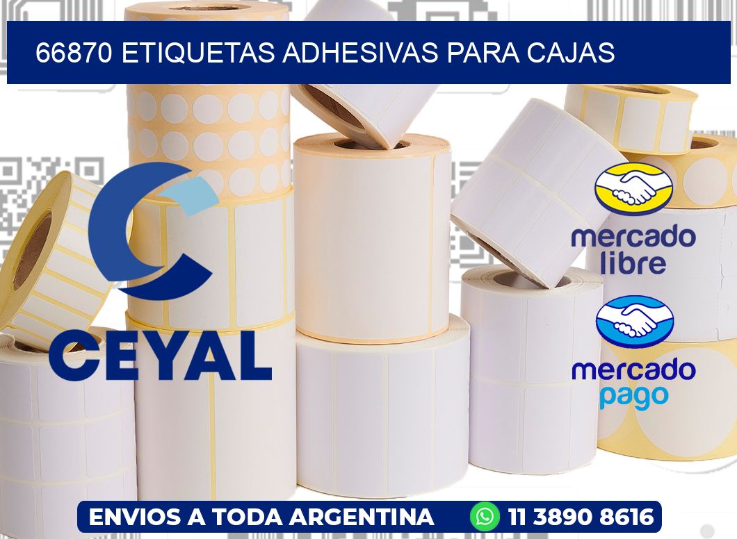 66870 Etiquetas adhesivas para cajas