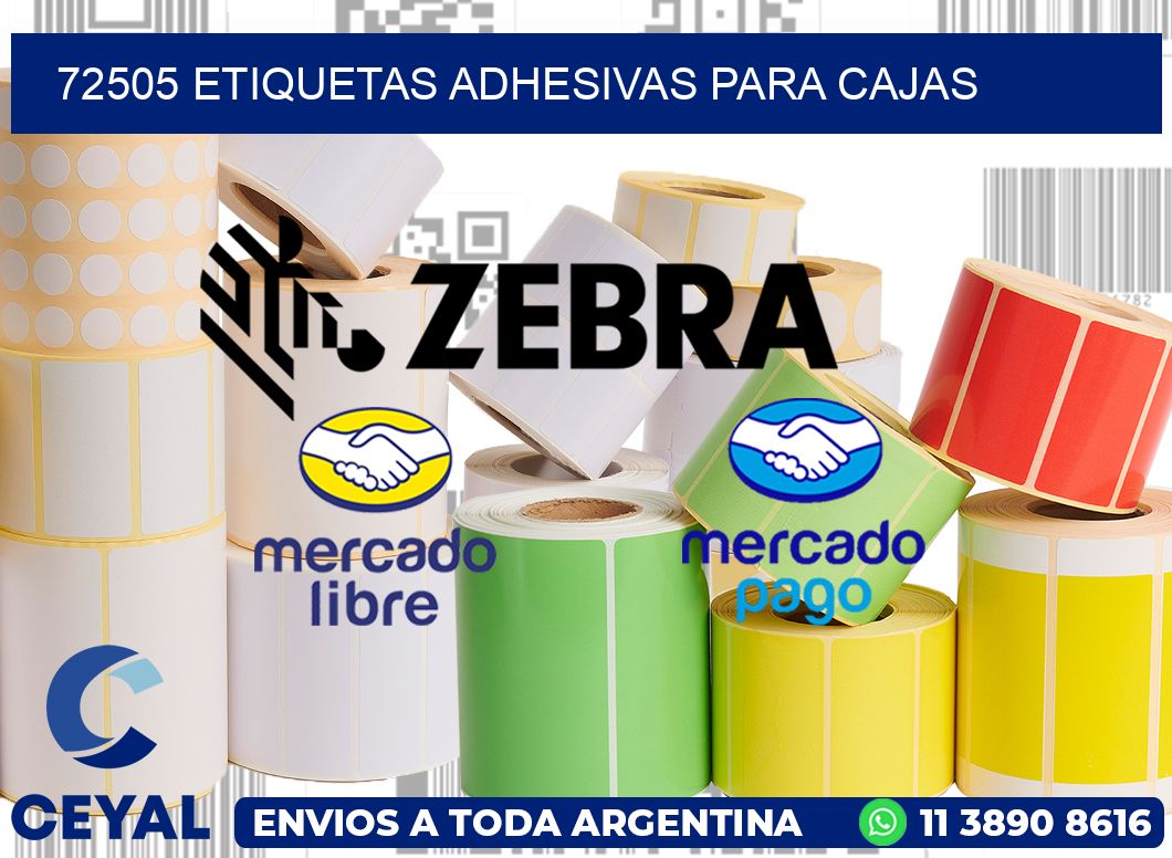 72505 Etiquetas adhesivas para cajas