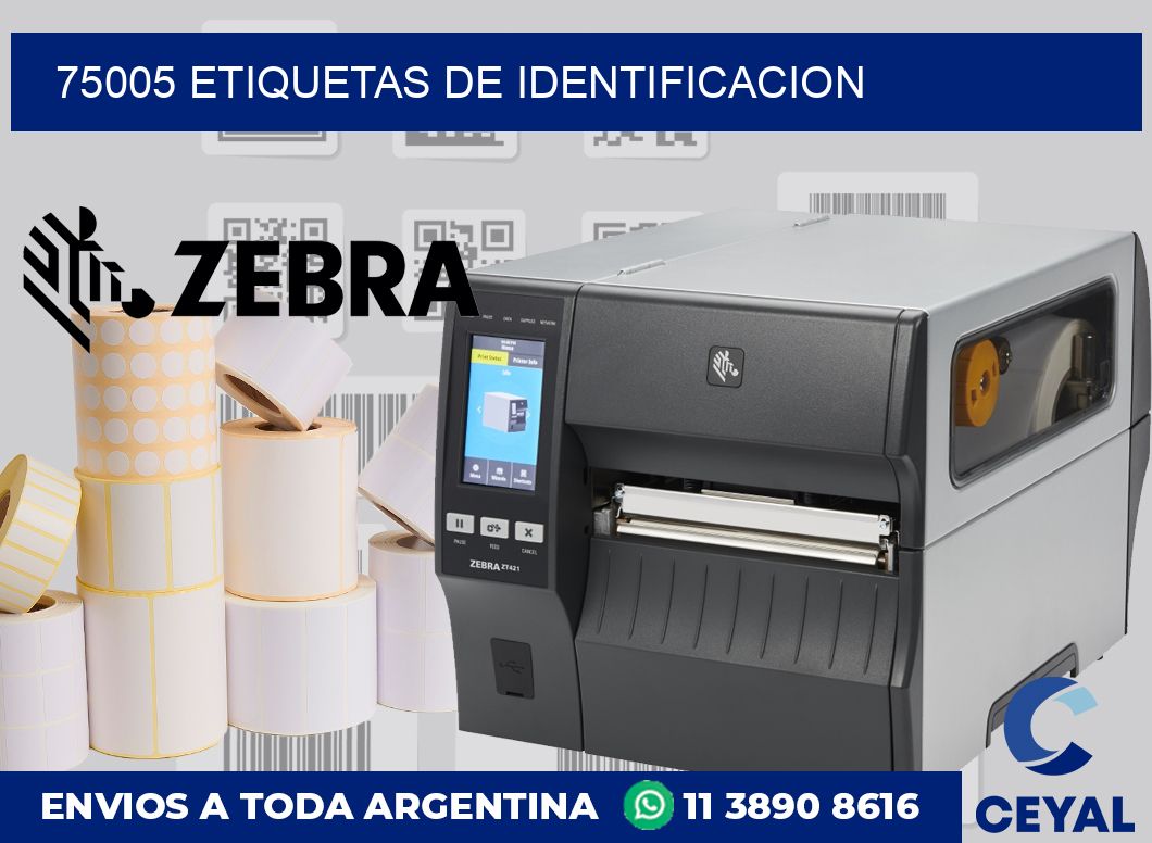 75005 Etiquetas de identificacion