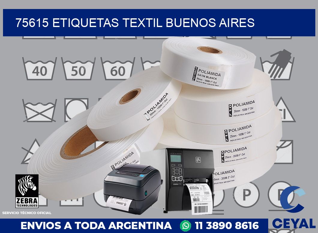 75615 etiquetas textil buenos aires