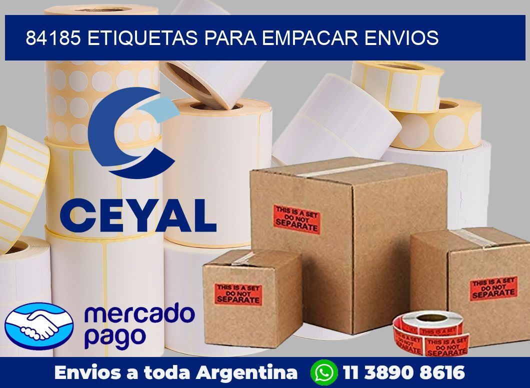 84185 Etiquetas para empacar envios