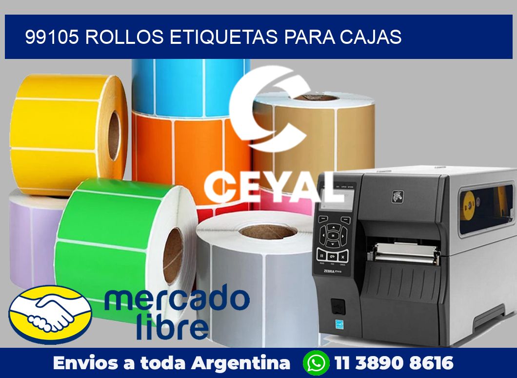 99105 Rollos etiquetas para cajas