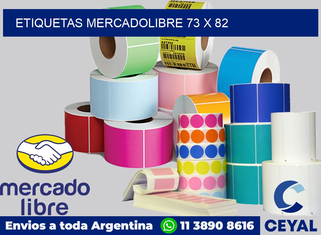 etiquetas mercadolibre 73 x 82