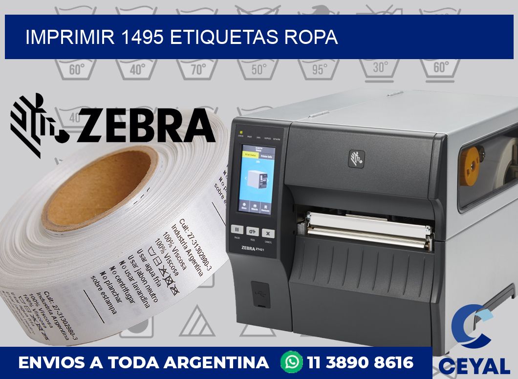 imprimir 1495 etiquetas ropa