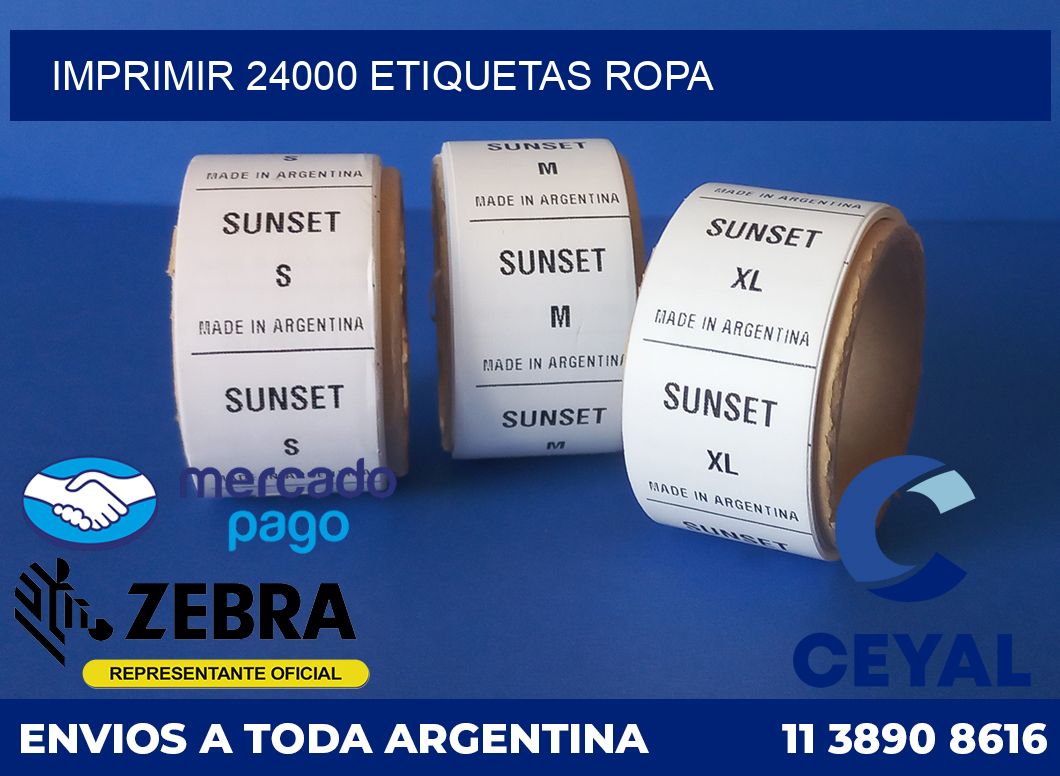 imprimir 24000 etiquetas ropa