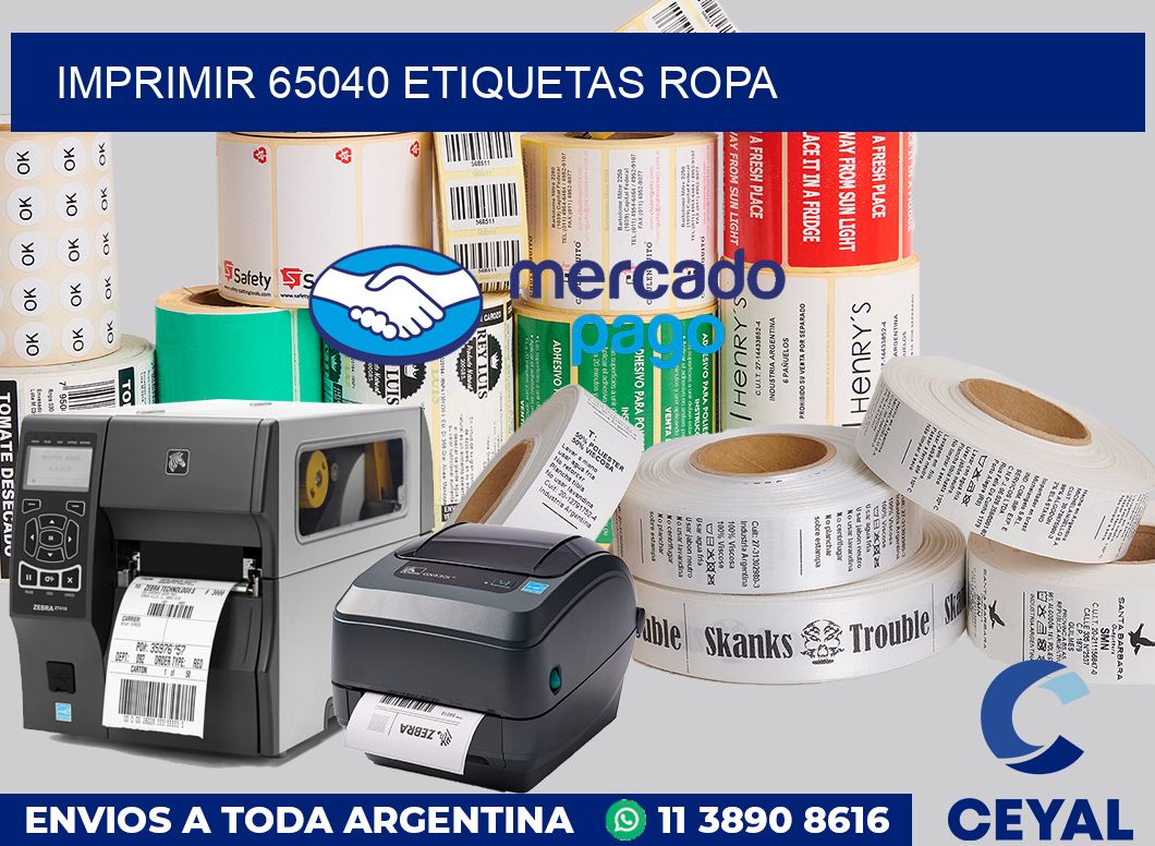 imprimir 65040 etiquetas ropa