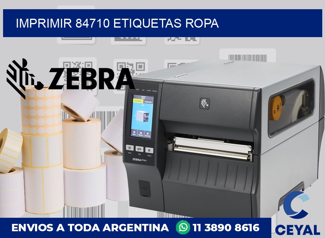 imprimir 84710 etiquetas ropa