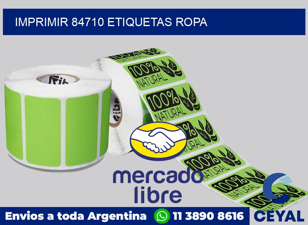 imprimir 84710 etiquetas ropa