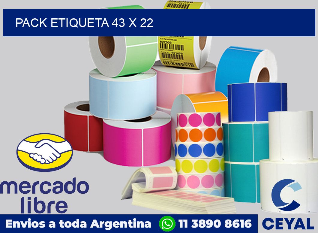pack etiqueta 43 x 22