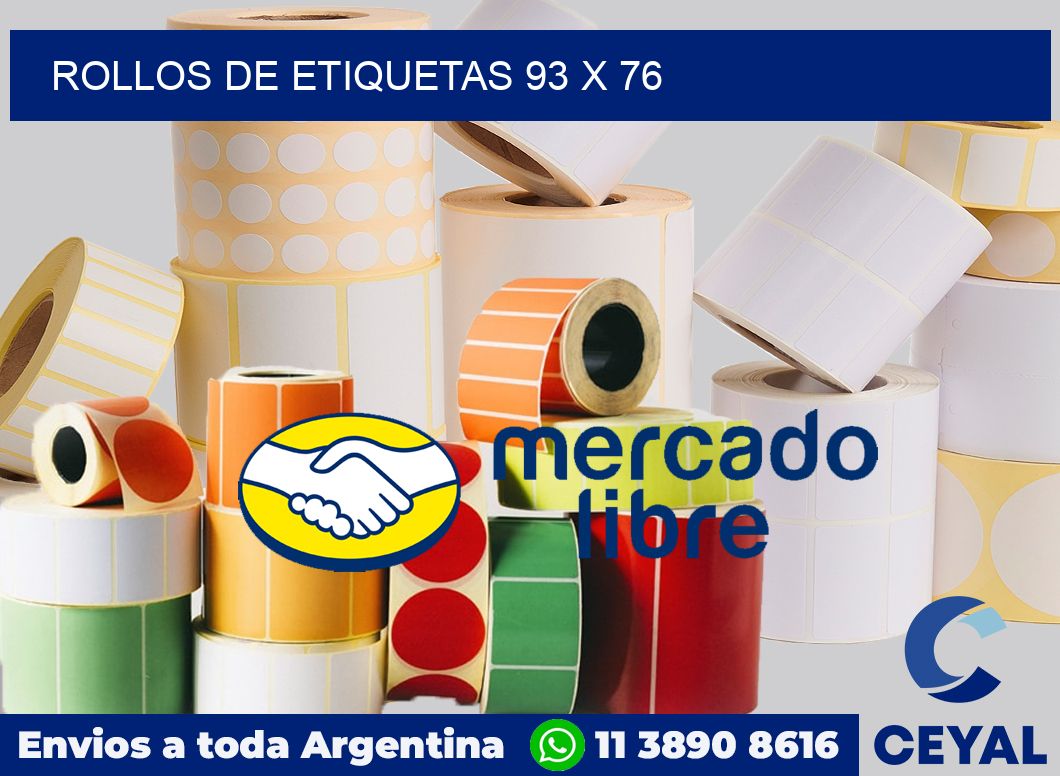 rollos de etiquetas 93 x 76