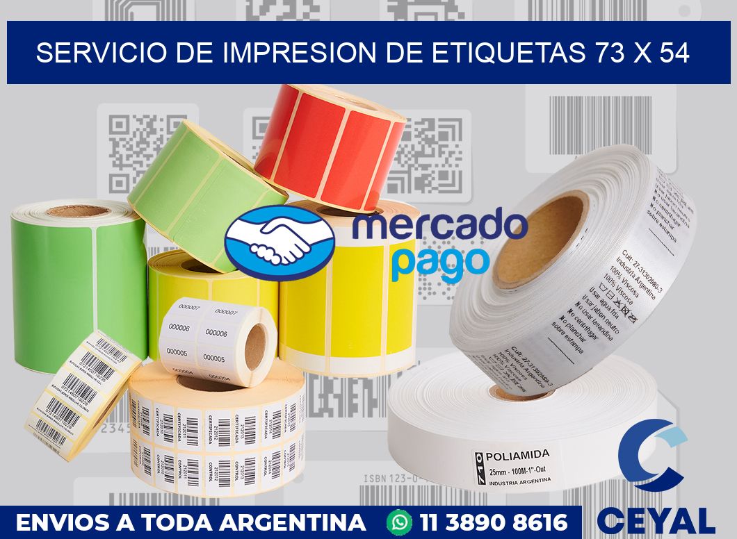 servicio de impresion de etiquetas 73 x 54