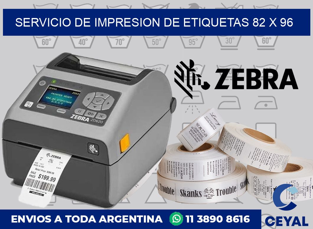 servicio de impresion de etiquetas 82 x 96