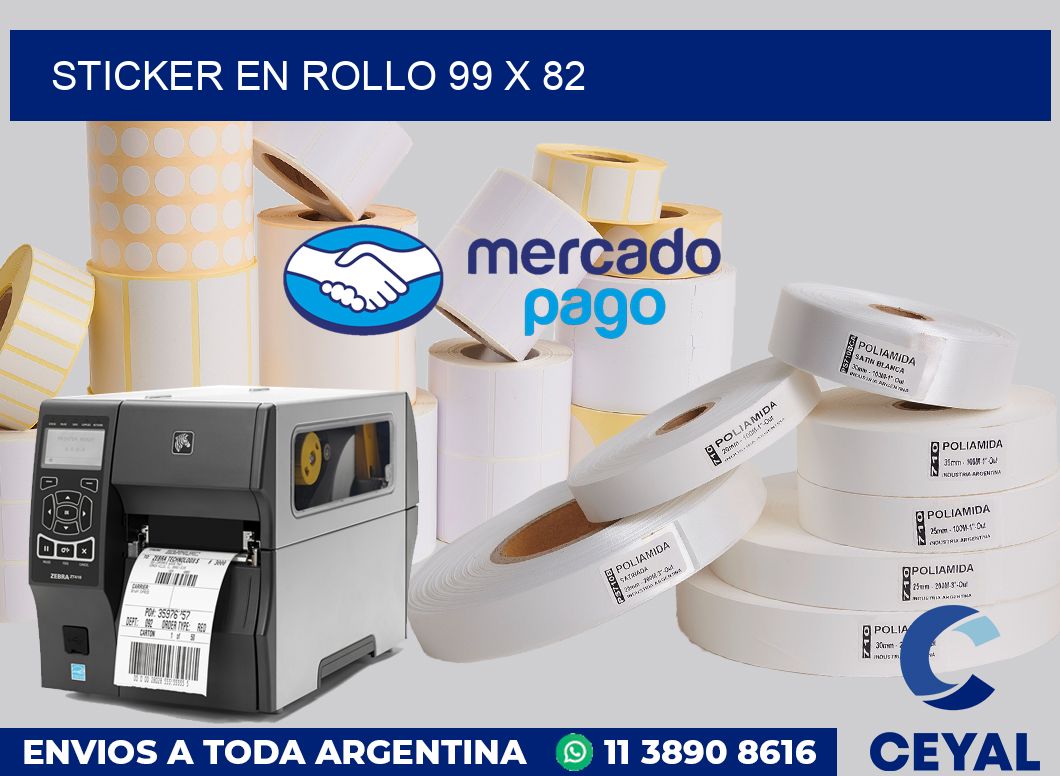sticker en rollo 99 x 82