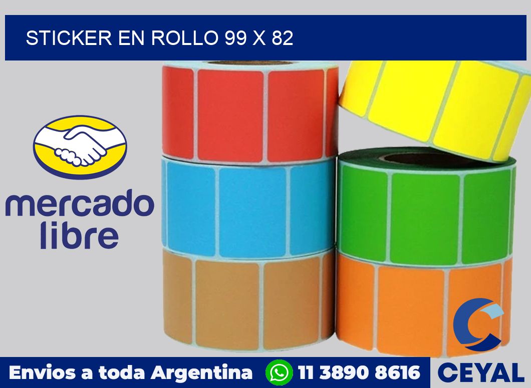 sticker en rollo 99 x 82