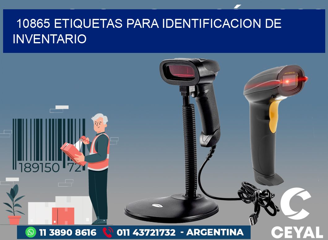 10865 ETIQUETAS PARA IDENTIFICACION DE INVENTARIO