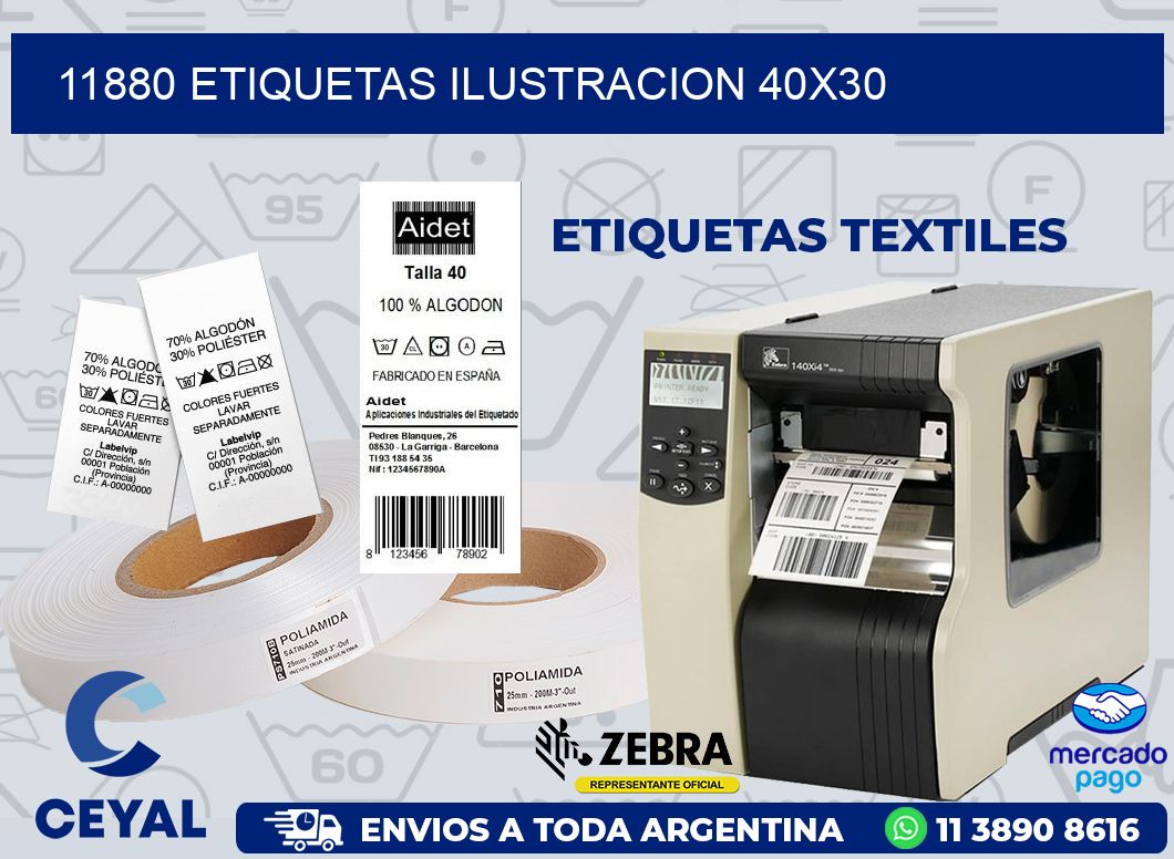 11880 ETIQUETAS ILUSTRACION 40X30