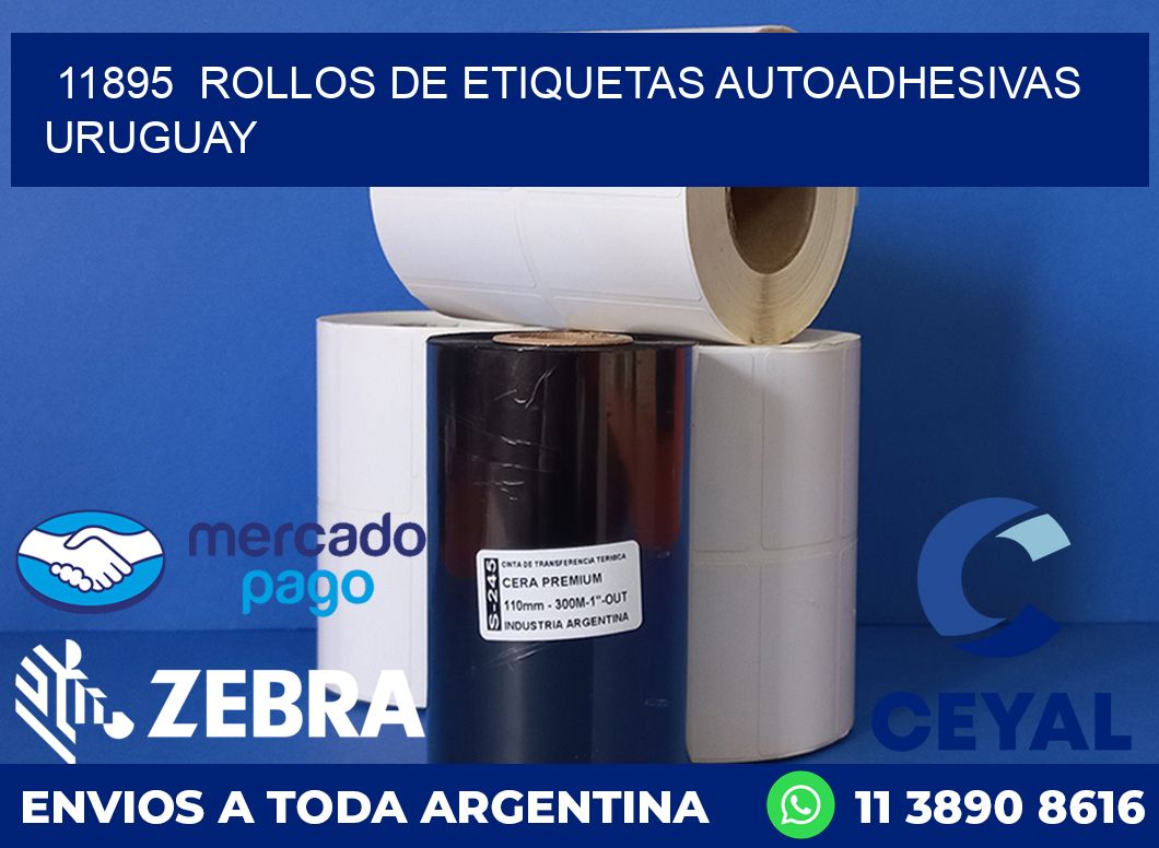 11895  ROLLOS DE ETIQUETAS AUTOADHESIVAS URUGUAY