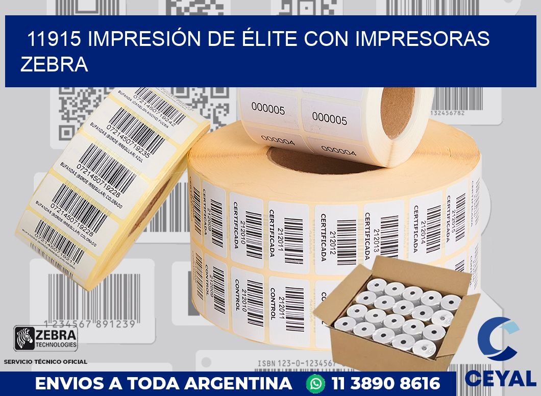 11915 IMPRESIÓN DE ÉLITE CON IMPRESORAS ZEBRA