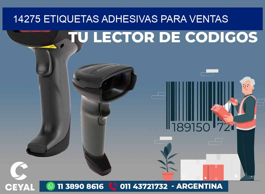 14275 ETIQUETAS ADHESIVAS PARA VENTAS