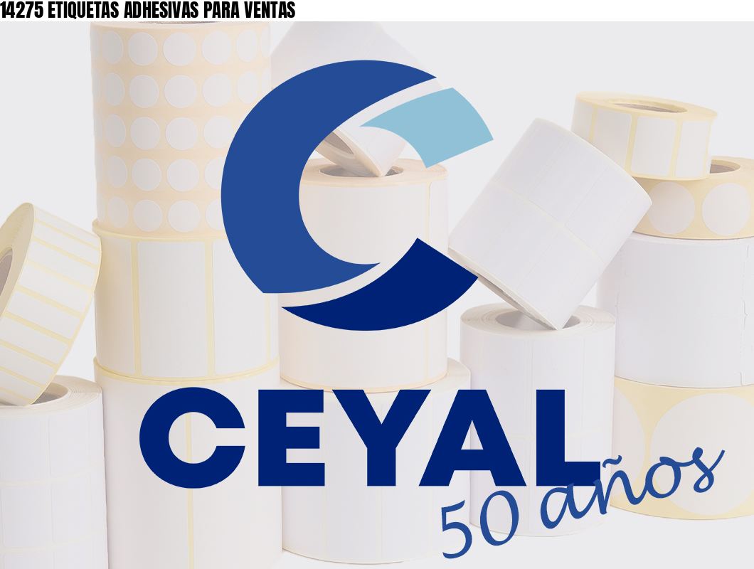 14275 ETIQUETAS ADHESIVAS PARA VENTAS