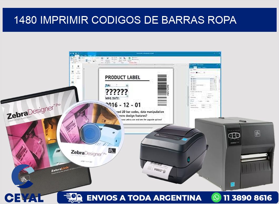 1480 IMPRIMIR CODIGOS DE BARRAS ROPA