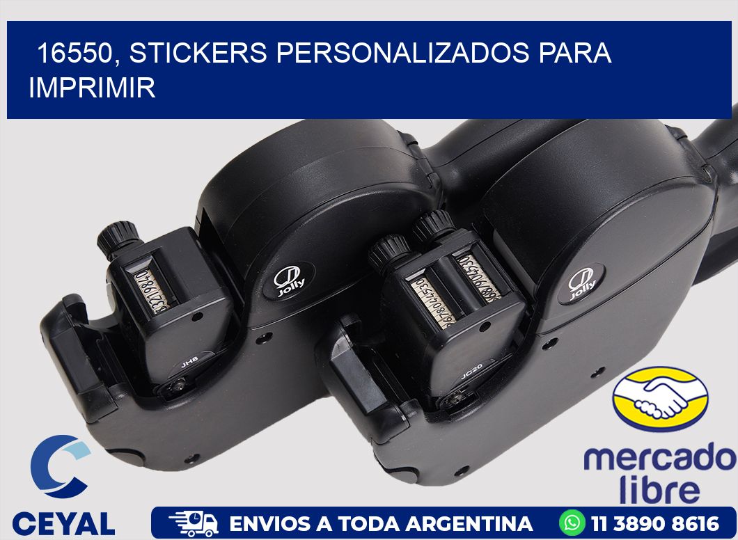 16550, stickers personalizados para imprimir