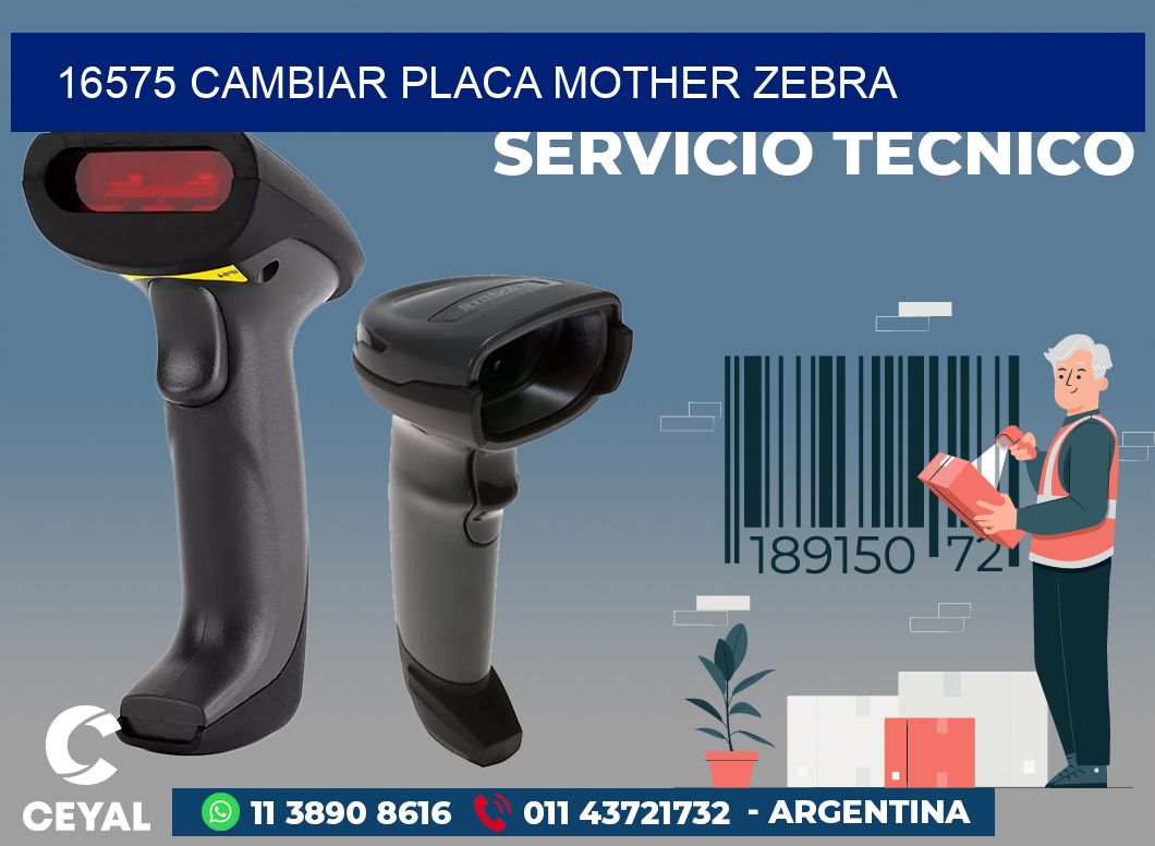 16575 CAMBIAR PLACA MOTHER ZEBRA