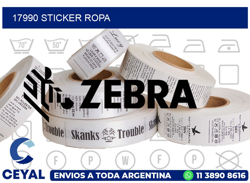 17990 STICKER ROPA