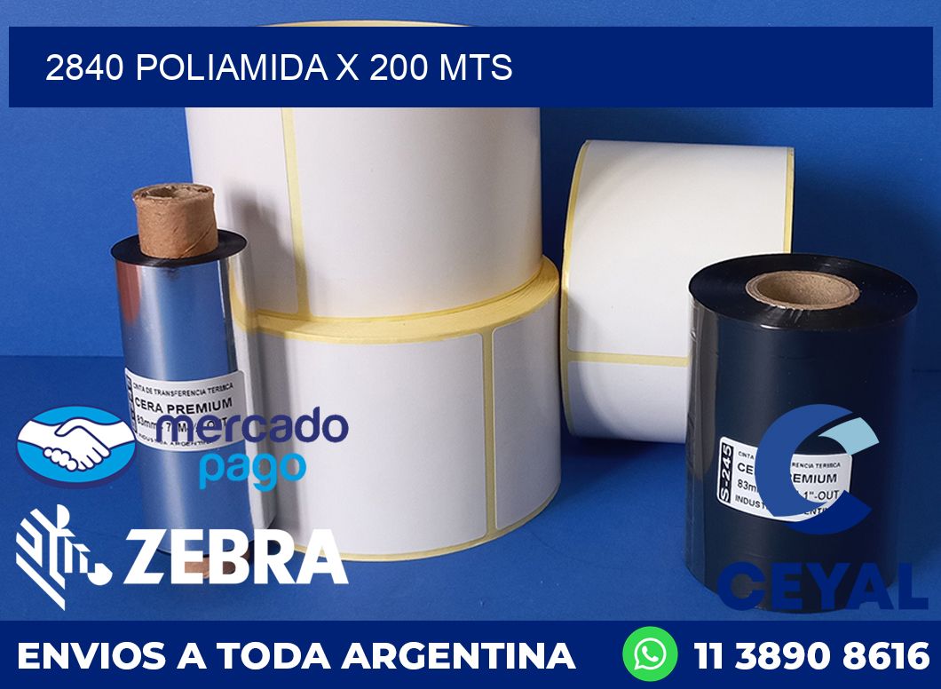 2840 POLIAMIDA X 200 MTS