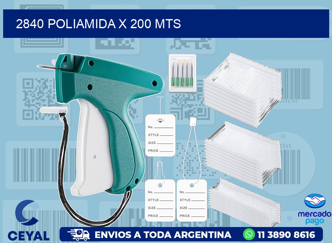 2840 POLIAMIDA X 200 MTS