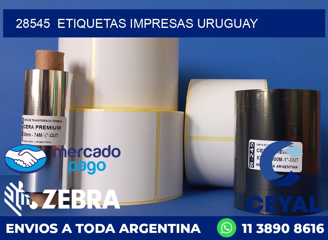 28545  ETIQUETAS IMPRESAS URUGUAY