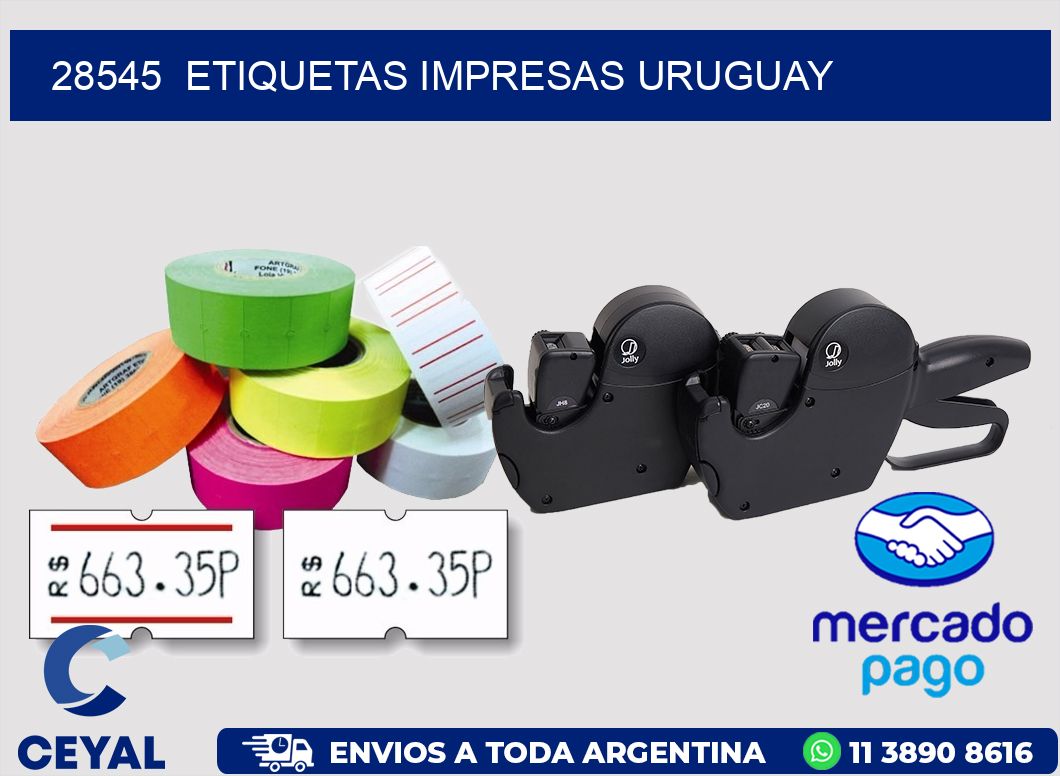 28545  ETIQUETAS IMPRESAS URUGUAY
