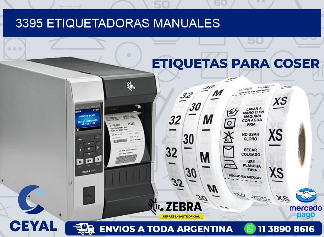 3395 ETIQUETADORAS MANUALES