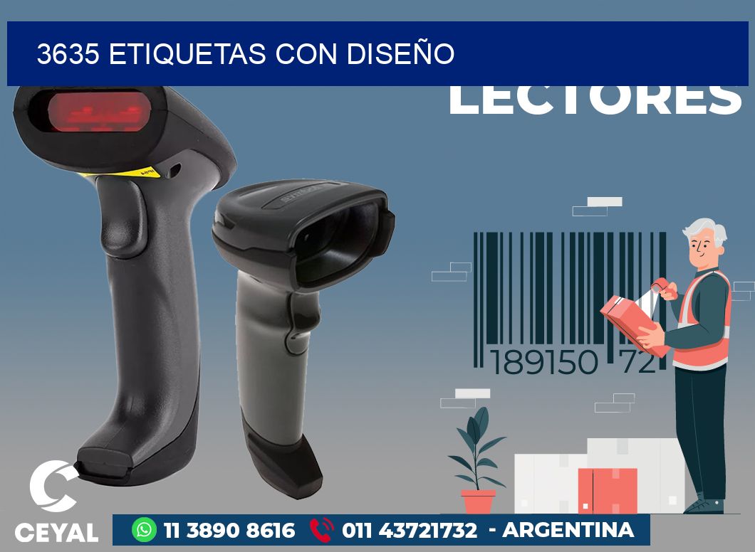 3635 ETIQUETAS CON DISEÑO