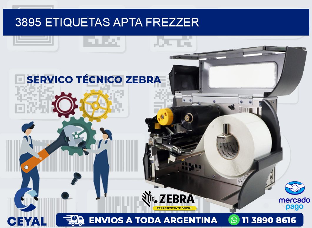 3895 ETIQUETAS APTA FREZZER