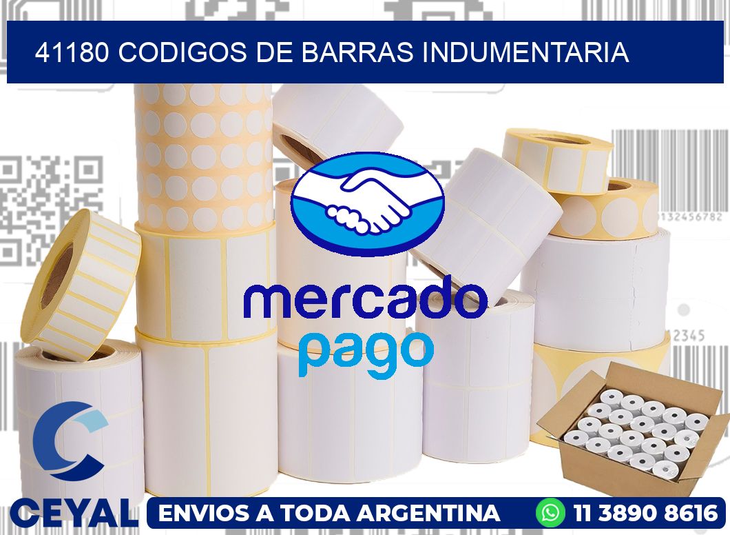 41180 CODIGOS DE BARRAS INDUMENTARIA