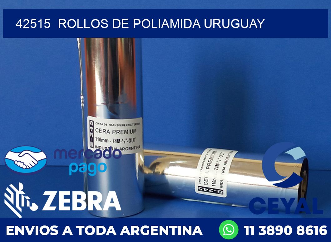 42515 ROLLOS DE POLIAMIDA URUGUAY