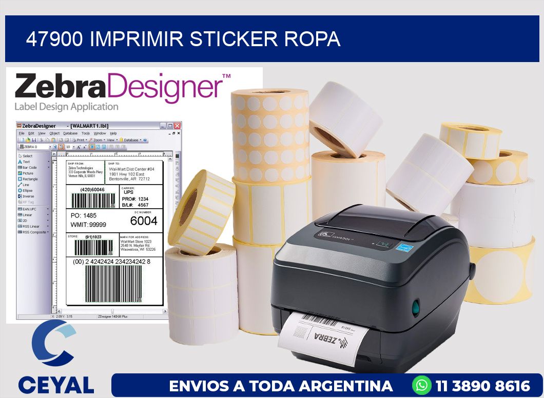 47900 IMPRIMIR STICKER ROPA