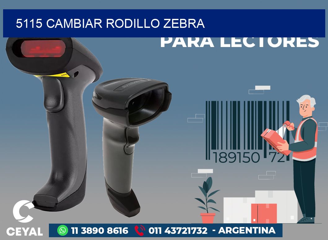 5115 CAMBIAR RODILLO ZEBRA