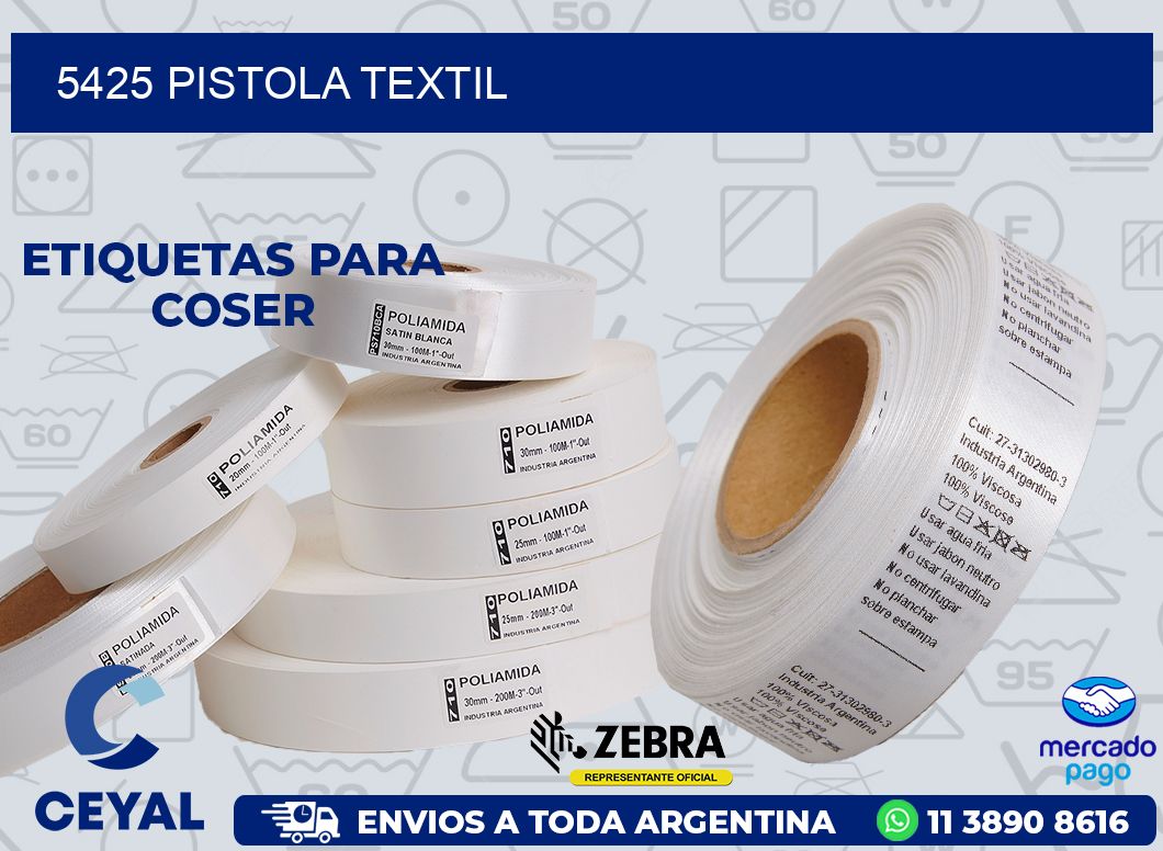 5425 PISTOLA TEXTIL