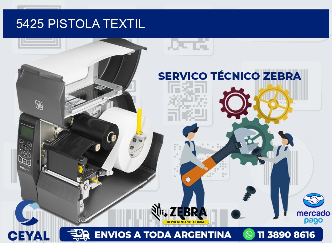 5425 PISTOLA TEXTIL