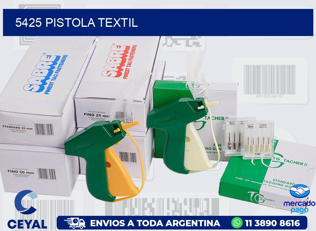 5425 PISTOLA TEXTIL