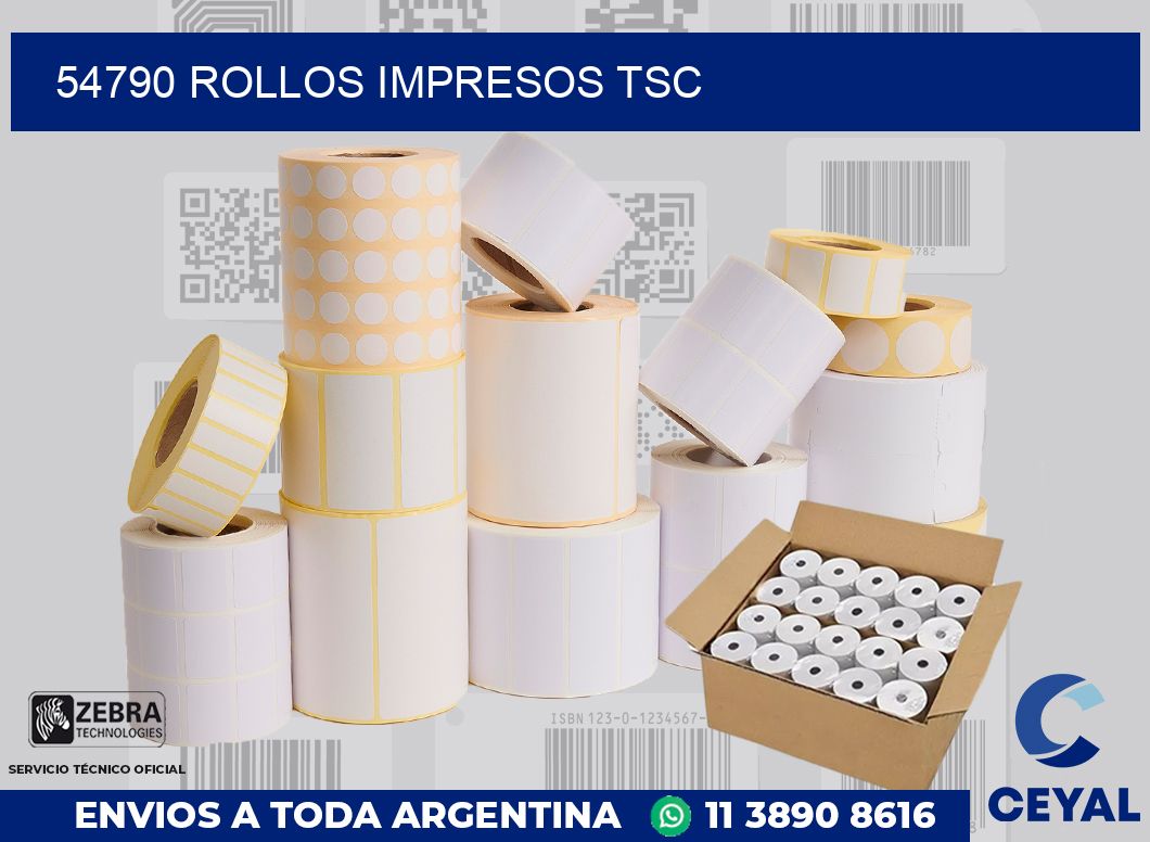 54790 ROLLOS IMPRESOS TSC