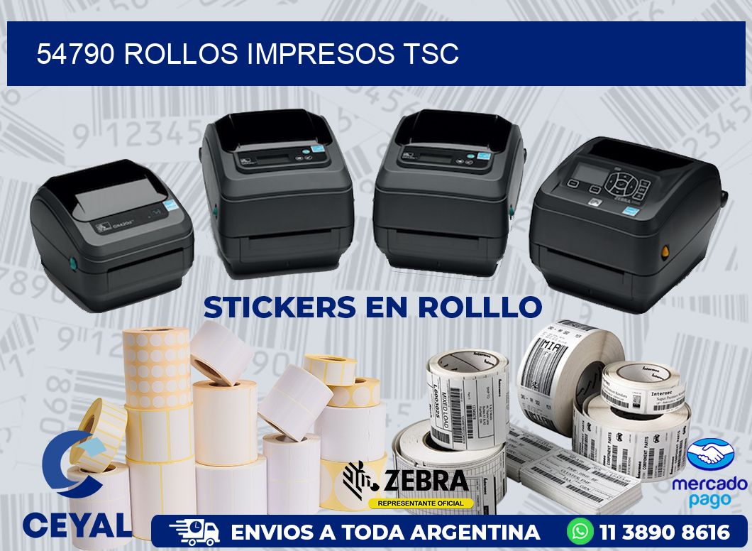 54790 ROLLOS IMPRESOS TSC