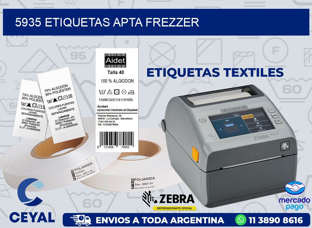 5935 ETIQUETAS APTA FREZZER